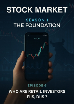 Cover image for S1 E6 : WHO ARE RETAIL INVESTORS,
FIIS, DIIS ? - a Stock Market story on Stream Storys